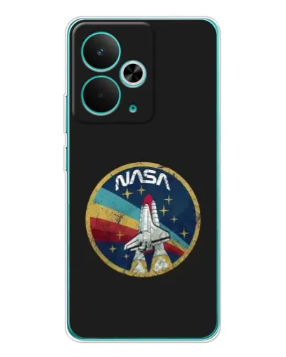 Чехол для Realme 14T с картинкой «NASA — эмблема миссии»