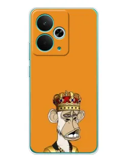 Чехол для Realme 14T с картинкой «Золотая обезьяна Bored Ape»
