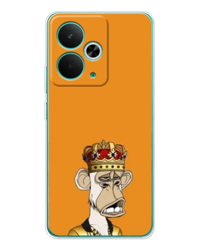 Чехол для Realme 14T с картинкой «Золотая обезьяна Bored Ape»