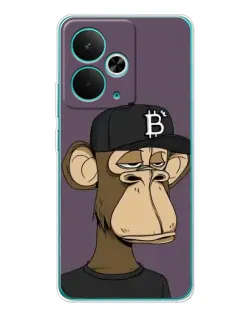Чехол для Realme 14T с картинкой «Bored Ape в кепке»