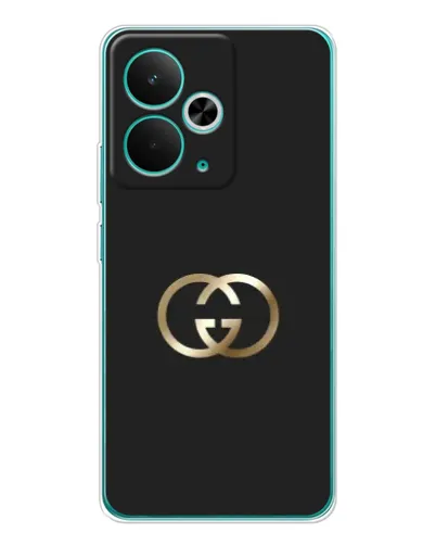 Чехол для Realme 14T с картинкой «Минимализм Gucci»