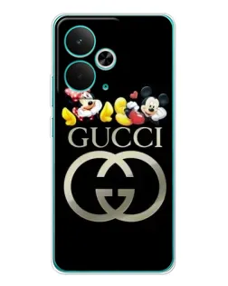 Чехол для Realme 14T с картинкой «Gucci — герои Disney» Чехол для Realme 14T с картинкой «Gucci — герои Disney»