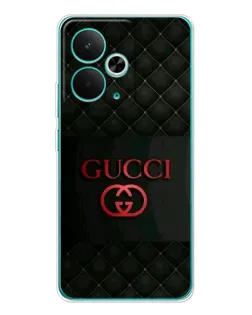 Чехол для Realme 14T с картинкой «Gucci — стеганый черный» Чехол для Realme 14T с картинкой «Gucci — стеганый черный»