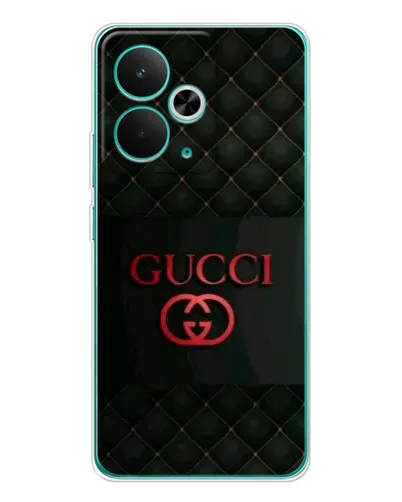 Чехол для Realme 14T с картинкой «Gucci — стеганый черный»