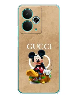Чехол для Realme 14T с картинкой «Микки Маус Gucci — крафт» Чехол для Realme 14T с картинкой «Микки Маус Gucci — крафт»