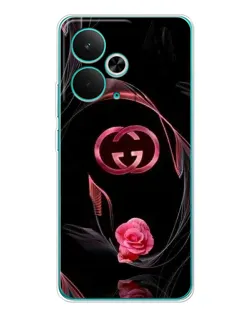 Чехол для Realme 14T с картинкой «Gucci — неоновая роза» Чехол для Realme 14T с картинкой «Gucci — неоновая роза»
