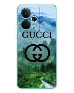 Чехол для Realme 14T с картинкой «Gucci — горный пейзаж» Чехол для Realme 14T с картинкой «Gucci — горный пейзаж»