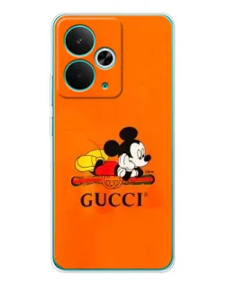 Чехол для Realme 14T с картинкой «Микки Маус Gucci — оранж» Чехол для Realme 14T с картинкой «Микки Маус Gucci — оранж»