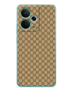 Чехол для Realme 14T с картинкой «Gucci — классический беж» Чехол для Realme 14T с картинкой «Gucci — классический беж»
