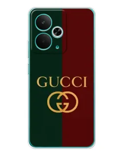 Чехол для Realme 14T с картинкой «Gucci — темно-зеленый градиент» Чехол для Realme 14T с картинкой «Gucci — темно-зеленый градиент»