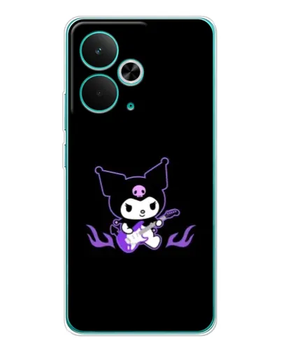 Чехол для Realme 14T с картинкой «Электрическая Kuromi»