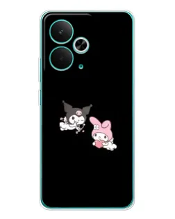 Чехол для Realme 14T с картинкой «My Melody и Kuromi» Чехол для Realme 14T с картинкой «My Melody и Kuromi»