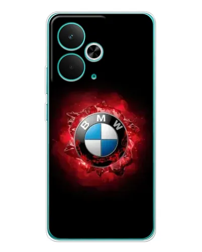 Чехол для Realme 14T с картинкой «Логотип BMW — вспышка»