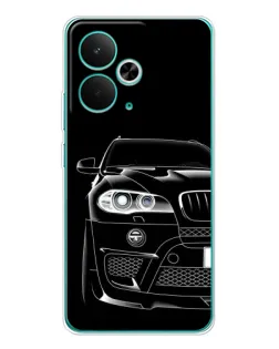 Чехол для Realme 14T с картинкой «Темный силуэт BMW» Чехол для Realme 14T с картинкой «Темный силуэт BMW»