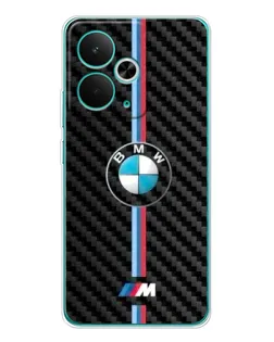 Чехол для Realme 14T с картинкой «Эмблема BMW и карбон» Чехол для Realme 14T с картинкой «Эмблема BMW и карбон»