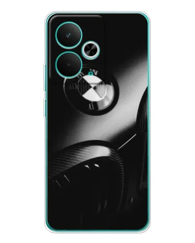 Чехол для Realme 14T с картинкой «Эмблема BMW — макро»