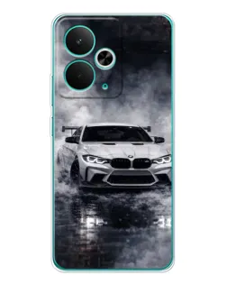 Чехол для Realme 14T с картинкой «BMW сквозь туман» Чехол для Realme 14T с картинкой «BMW сквозь туман»