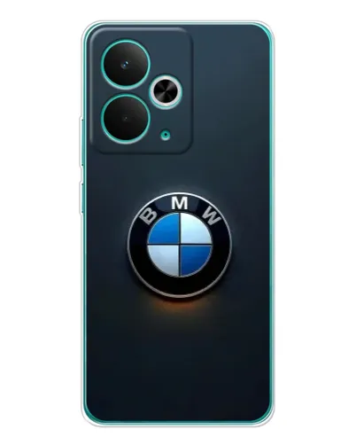 Чехол для Realme 14T с картинкой «Логотип BMW — минимализм»