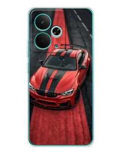 Чехол для Realme 14T с картинкой «BMW на красной дорожке» Чехол для Realme 14T с картинкой «BMW на красной дорожке»