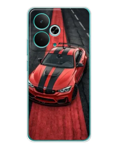 Чехол для Realme 14T с картинкой «BMW на красной дорожке»