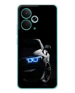 Чехол для Realme 14T с картинкой «BMW — ночной взгляд» Чехол для Realme 14T с картинкой «BMW — ночной взгляд»