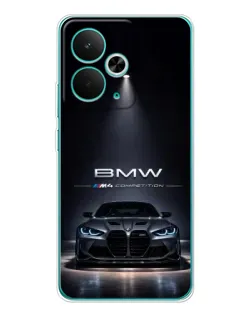 Чехол для Realme 14T с картинкой «BMW сквозь ночной город» Чехол для Realme 14T с картинкой «BMW сквозь ночной город»