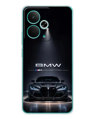 Чехол для Realme 14T с картинкой «BMW сквозь ночной город» Чехол для Realme 14T с картинкой «BMW сквозь ночной город»