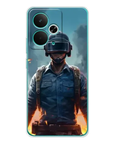 Чохол для Realme 14T з картинкою «PUBG — реалістичний герой» Чохол для Realme 14T з картинкою «PUBG — реалістичний герой»