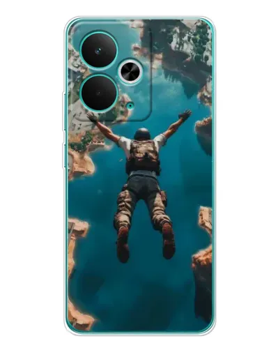 Чохол для Realme 14T з картинкою «PUBG — вільне падіння» Чохол для Realme 14T з картинкою «PUBG — вільне падіння»