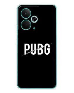 Чохол для Realme 14T з картинкою «PUBG — білий логотип»