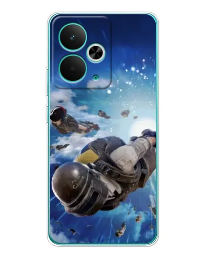 Чохол для Realme 14T з картинкою «Десант PUBG — стрибок» Чохол для Realme 14T з картинкою «Десант PUBG — стрибок»