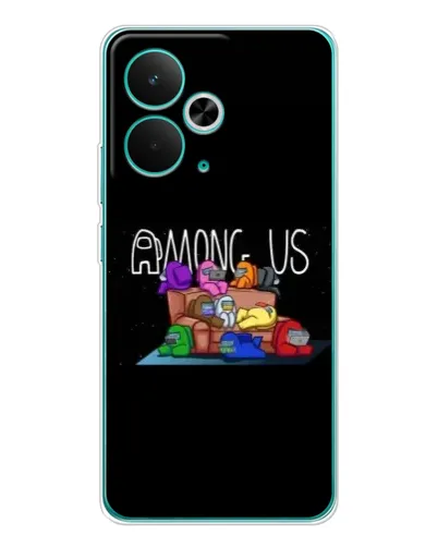 Чохол для Realme 14T з картинкою «Логотип Among Us»