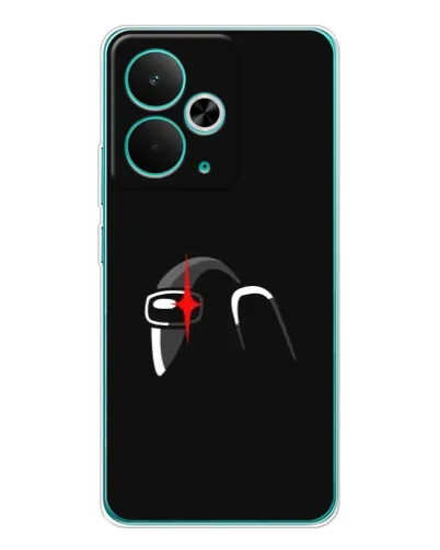 Чохол для Realme 14T з картинкою «Among Us шолом»
