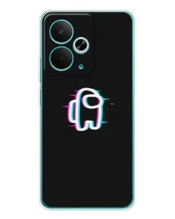 Чохол для Realme 14T з картинкою «Among Us неон»