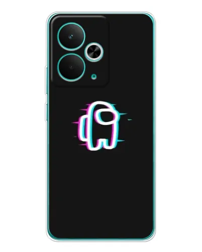 Чохол для Realme 14T з картинкою «Among Us неон»