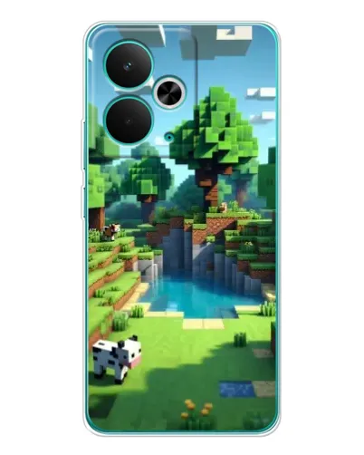 Чохол для Realme 14T з картинкою «Minecraft літній день» Чохол для Realme 14T з картинкою «Minecraft літній день»