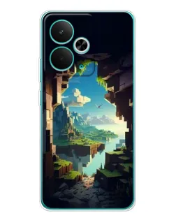 Чохол для Realme 14T з картинкою «Вид з печери»