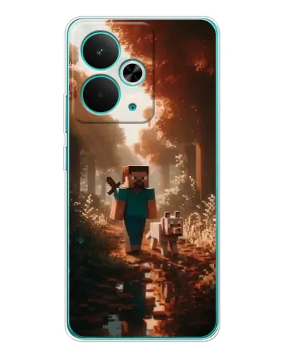 Чохол для Realme 14T з картинкою «Стів у лісі» Чохол для Realme 14T з картинкою «Стів у лісі»