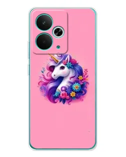 Чехол для Realme 14T с картинкой «Сказочный единорог»
