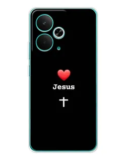 Чохол для Realme 14T з картинкою «Серце - Jesus»