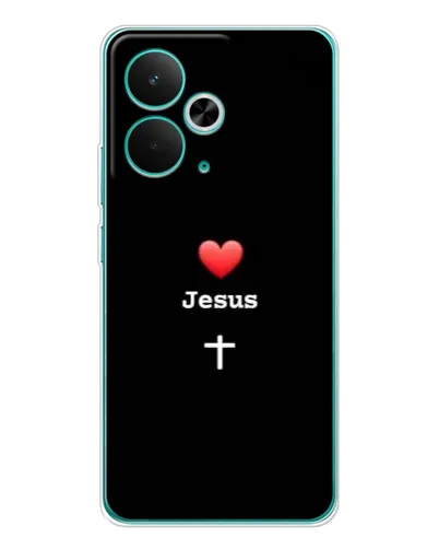 Чохол для Realme 14T з картинкою «Серце - Jesus»