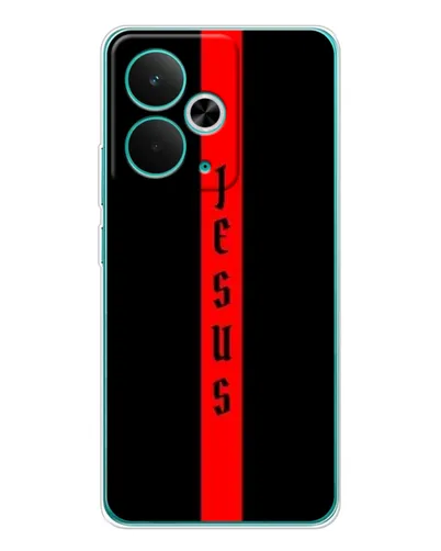 Чохол для Realme 14T з картинкою «Червона лінія віри»