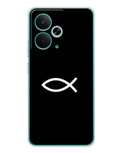 Чехол для Realme 14T с картинкой «Символ рыбы Jesus» Чехол для Realme 14T с картинкой «Символ рыбы Jesus»