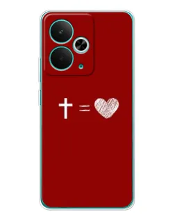 Чехол для Realme 14T с картинкой «Уравнение любви» Чехол для Realme 14T с картинкой «Уравнение любви»