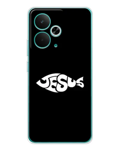 Чехол для Realme 14T с картинкой «Рыба Jesus» Чехол для Realme 14T с картинкой «Рыба Jesus»