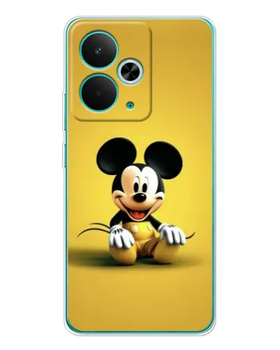 Чехол для Realme 14T с картинкой «Микки на желтом»