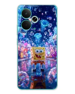 Чехол для Realme 14T с картинкой «Неоновый океан»
