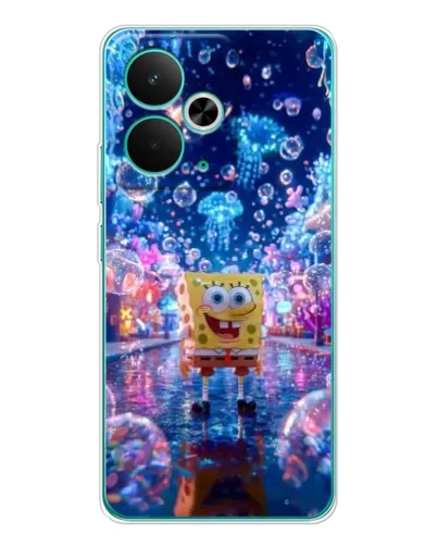 Чехол для Realme 14T с картинкой «Неоновый океан» Чехол для Realme 14T с картинкой «Неоновый океан»