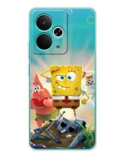 Чехол для Realme 14T с картинкой «Спанч Боб победитель» Чехол для Realme 14T с картинкой «Спанч Боб победитель»