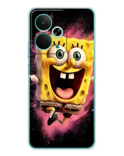 Чехол для Realme 14T с картинкой «Взрывной Спанч Боб»